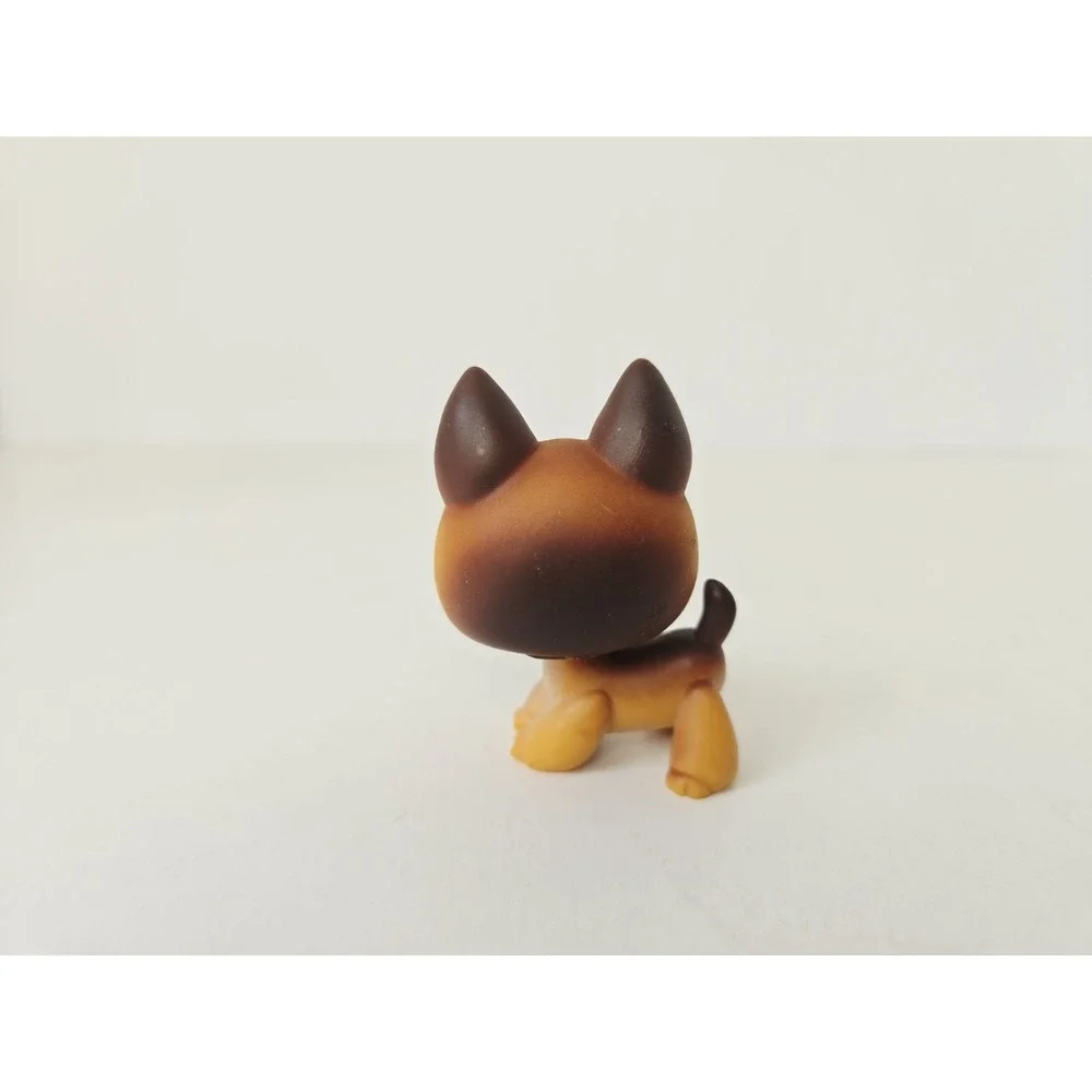 Littlest Pet Shop figure dog 357 orange German Shepherd